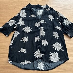 Flowered blouse